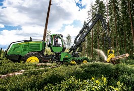 John Deere 1270G harvester